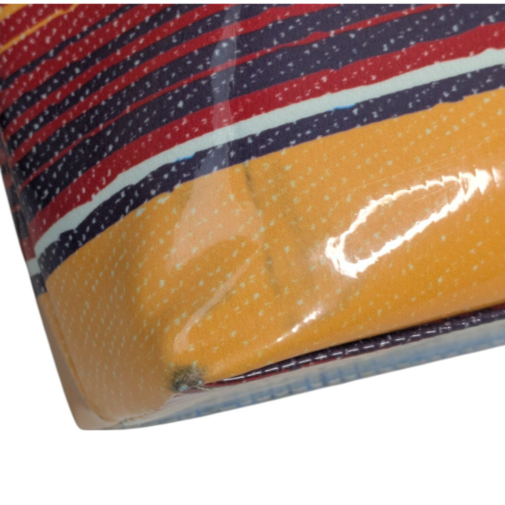 Consuela Downtown Crossbody Bag in Deanna Canvas Stripe Multicolor Yellow Blue - Picture 14 of 16